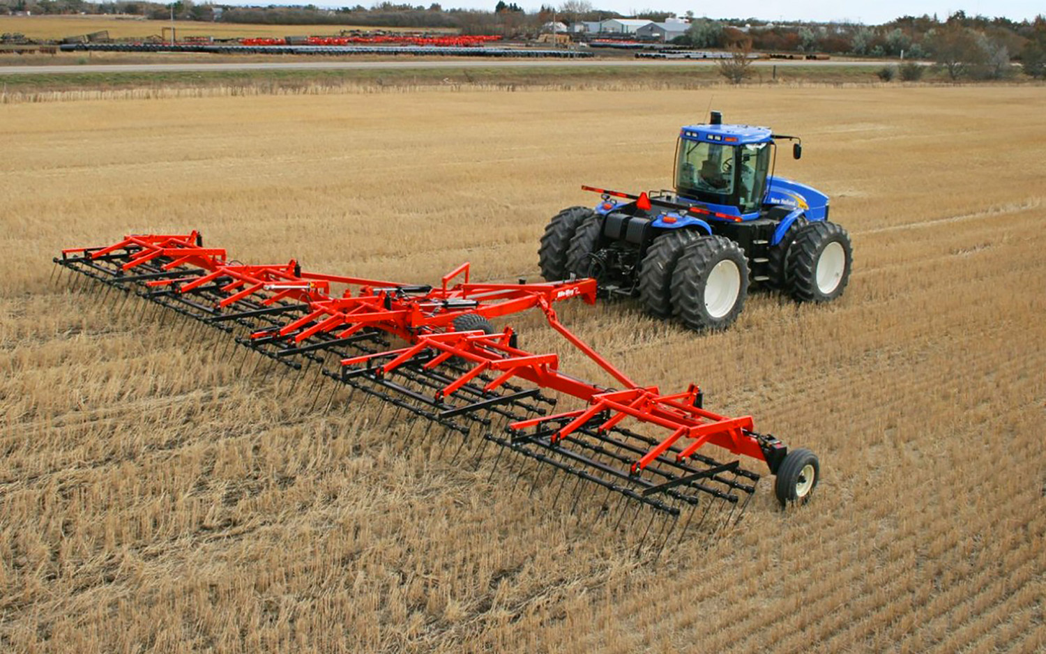 Riteway 5-Bar Heavy Harrow in use